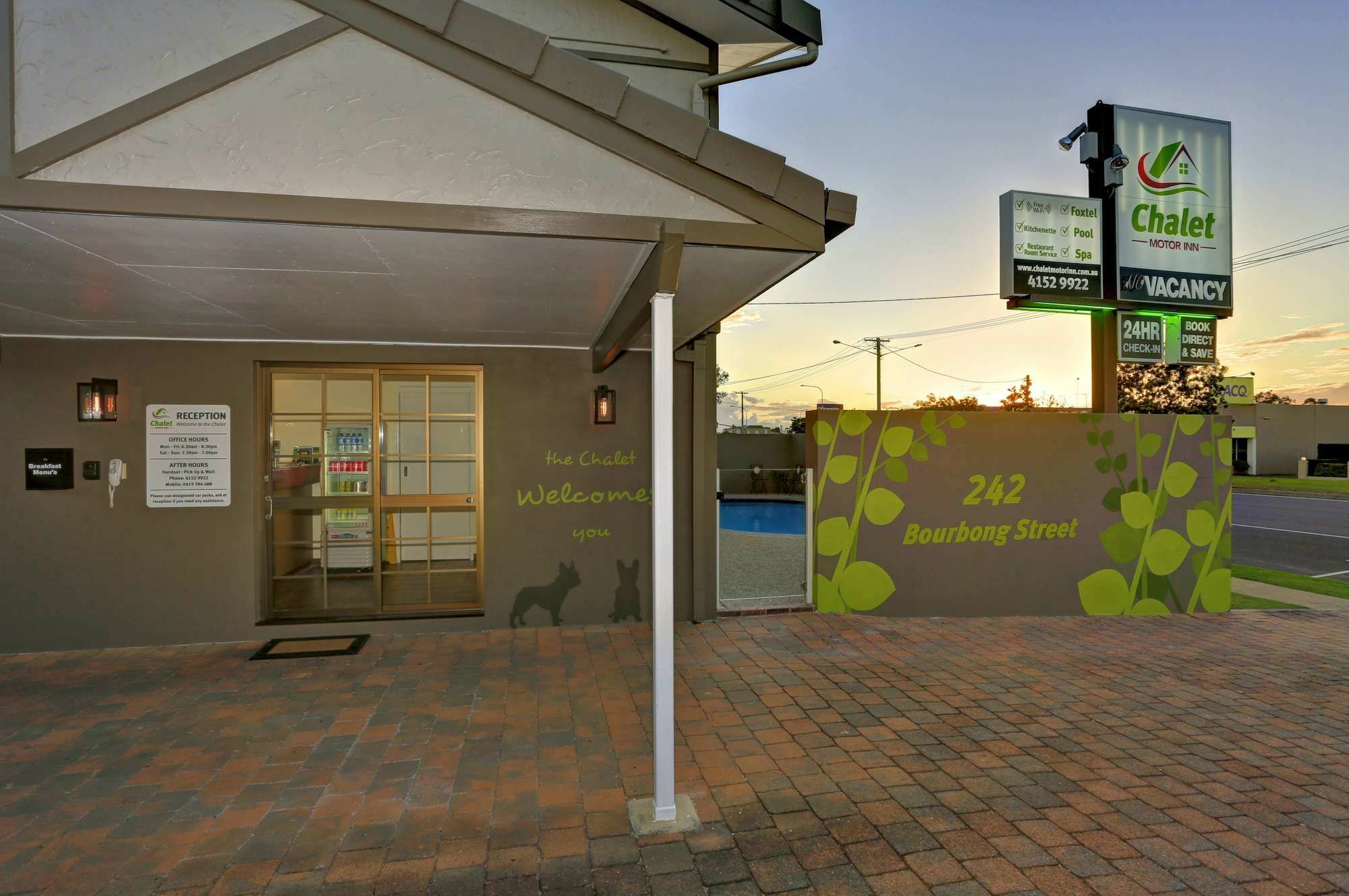Chalet Motor Inn Bundaberg Eksteriør bilde